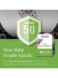 TOSHIBA 4TB 5400RPM S300 SATA3 256MB 7/24 HDWT840UZSVA Harddisk